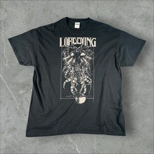 Vintage‎ Lord Dying Shirt Mens Black Y2K Death Metal Rare Band Tee Sludge Goat